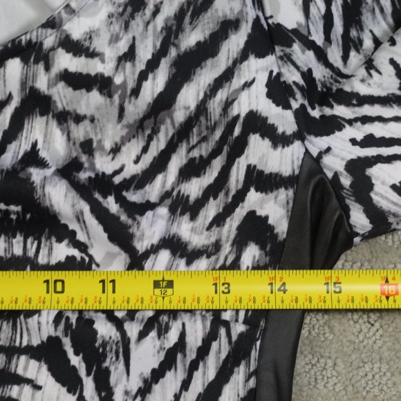 Kardashian Kollection Size Small Black and Grey Bodycon Dress - Picture 3 of 6